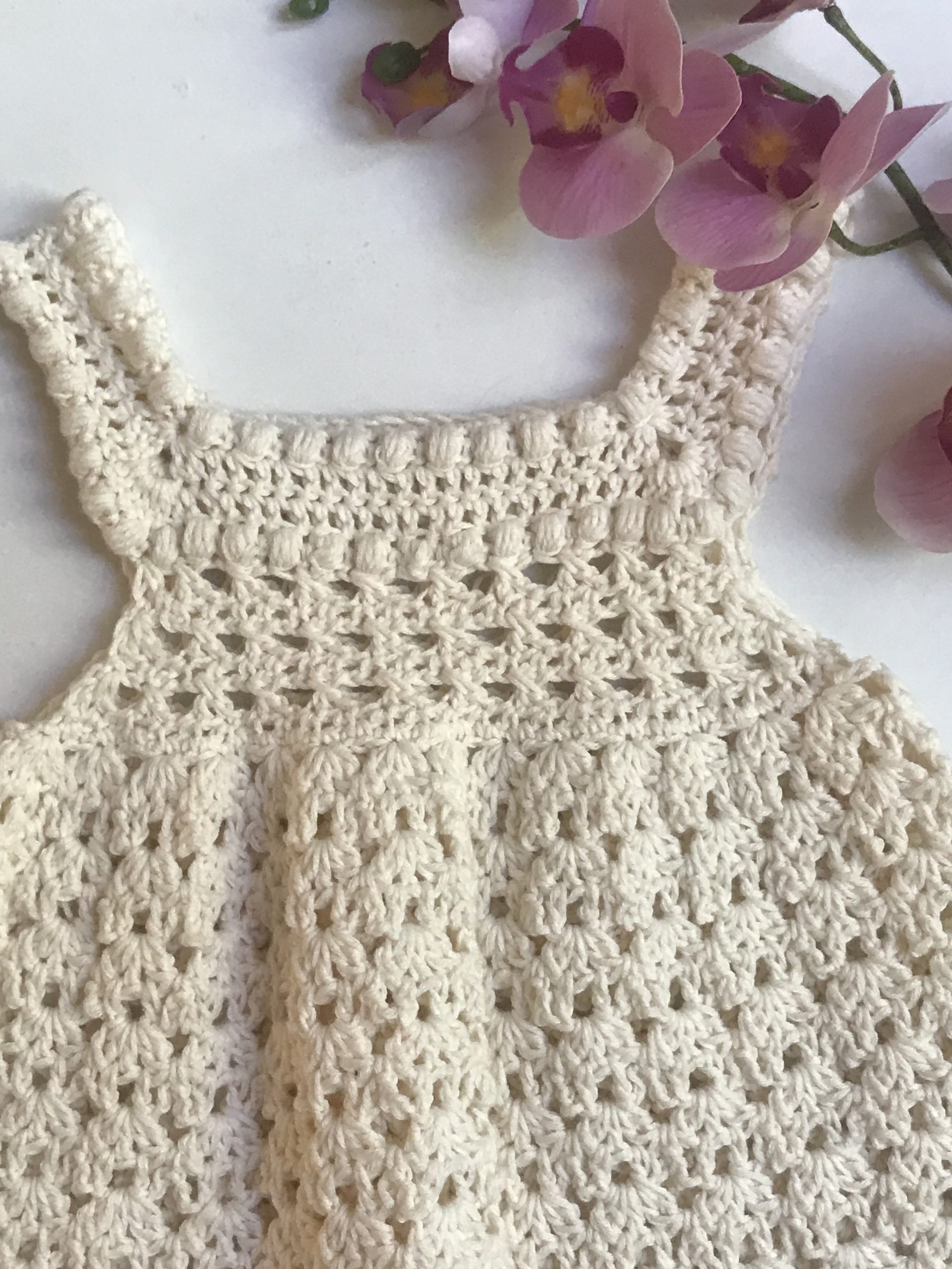 Cream Baby Summer Dress CitronTreeUK