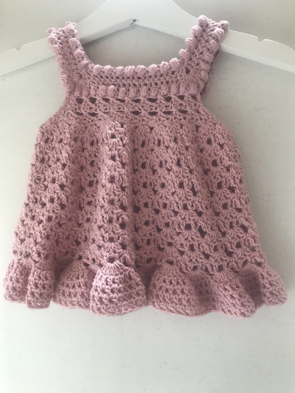 Crocheted,Baby Dress,Handmade