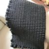 grey crochet baby blanket